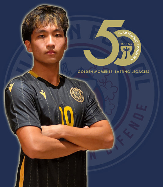 Celebrate 50 Years of History:  Guam National Team Limited Edition Black Jersey (3 of 3 Series)